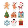 Foam Stickers Christmas 3.6 To 4.5 Cm 30 Pieces