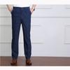 Весенние джинсы-стрейч, мужские повседневные универсальные джинсовые брюки, рабочие брюки среднего возраста, большие размеры, свободные прямые джинсовые брюки