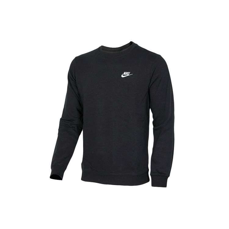 Nike Men's Sportswear Club Crew Fleece Sweatshirt 'Black' 804343-010
