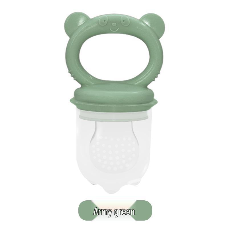 Bite Bite Силиконовый прорезыватель: Детский ниблер для фруктов и овощей - Супермягкая сетчатая соска