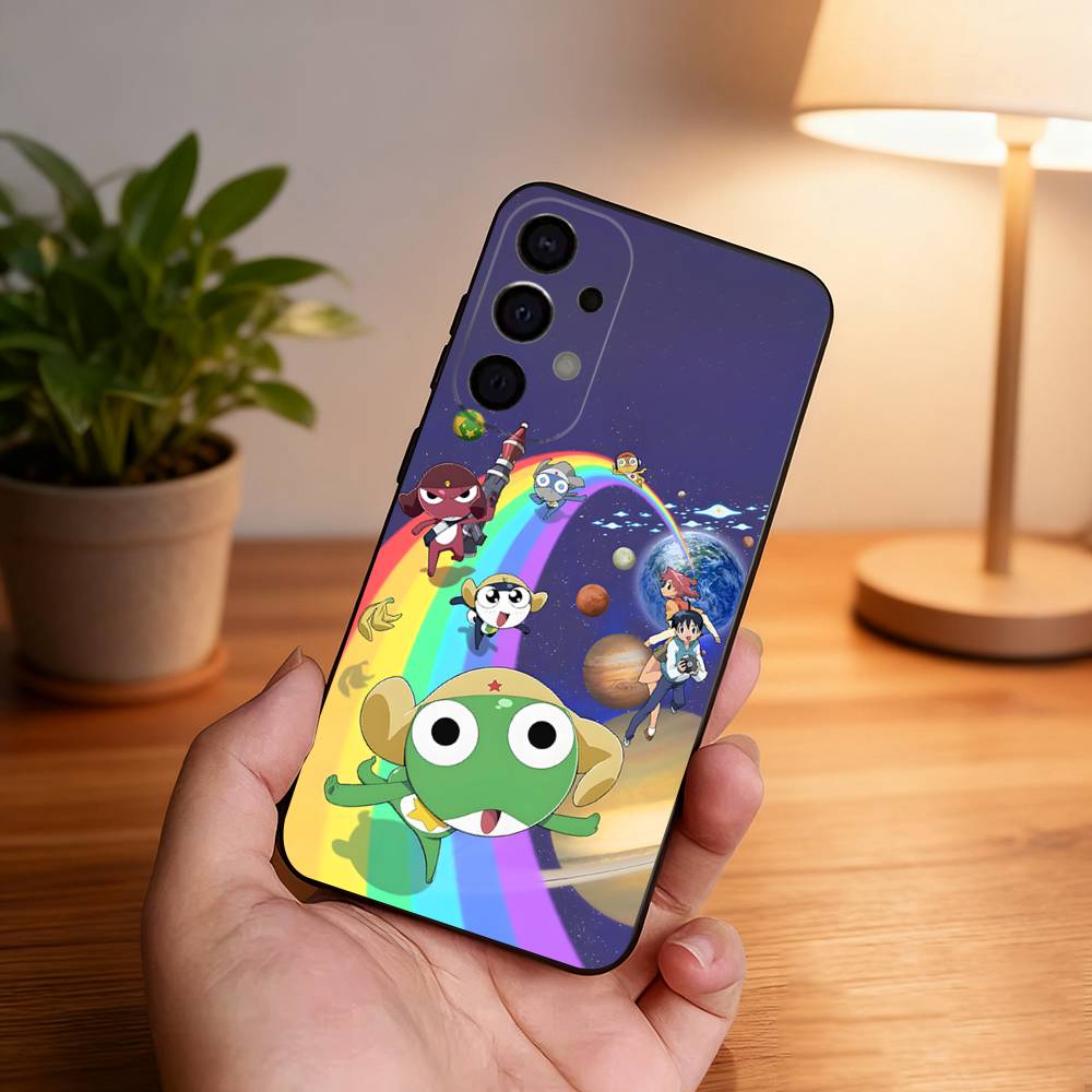 Чехол для телефона K-Keroro G-Gunsou Лягушка Черный Чехол Для Samsung S26,S25,S24,S21,S22,S23,S30,Ultra,S20,Plus,Fe,Lite,5G