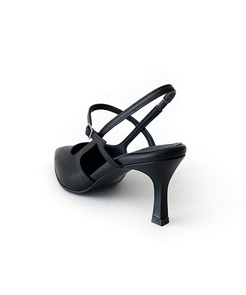 Odr Lillian Strap Slingback_Black 5/67Cm Odrd24050