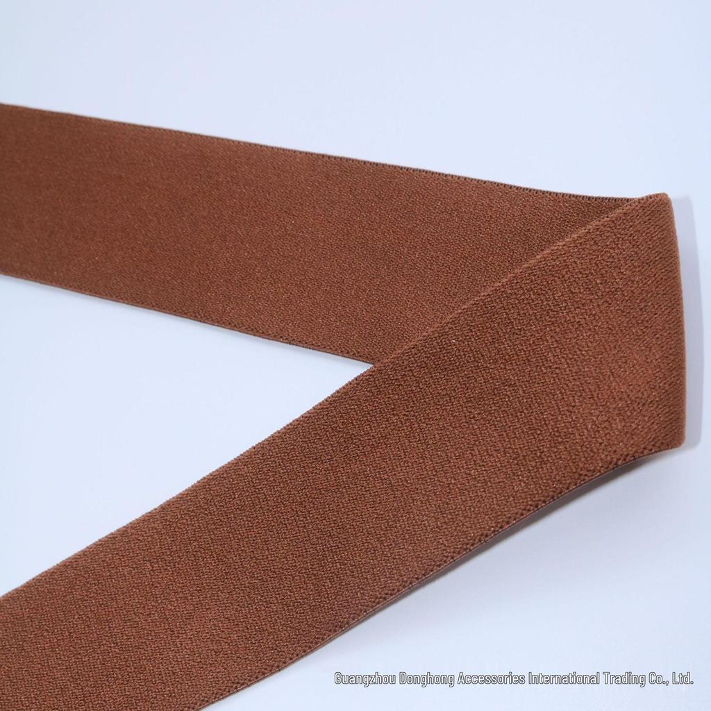 High-Elastic Polyester Imitation Nylon Band for Waistbands and Skirts