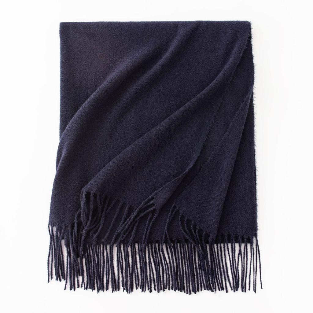 Cashmere Feel Scarf Autumn and Winter Korean Imitation Cashmere Girls High End Shawl Warm Scarf