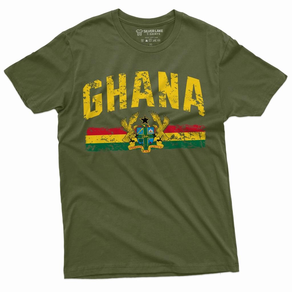 Men's Ghana T-shirt Gaana Adehyeman Patriotic Tee Shirt Country Nationality Gift