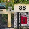 Floating House Numbers for Outside Stainless Steel Metal Address Door Numbers for Home Office Mailbox Yard