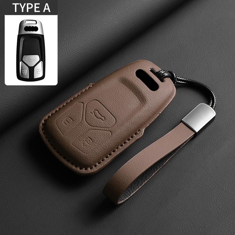 For A3 8Y A8 D5 4N RS E-tron GT Q4 Q7 4M Q8 RSQ8 A6 C8 S6 RS6 A7 S7 RS7 Original Car Color Car Remote Key Case Cover Shell
