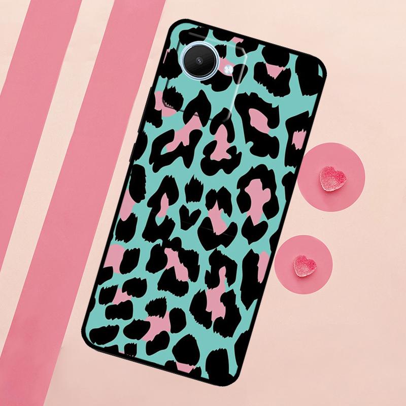 Leopard Skin Case For Realme 11 Pro Plus 10 9 GT Neo 5 3 3T C11 C15 C25s C21Y C30 C31 C33 C35 C53 C55