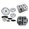 Gas Stove Burner Lid Cookware Hat Kit Upgraded Oven Gas Hob Burner Flame Cap Fits Most Gas Stove Burners Heat Distribution