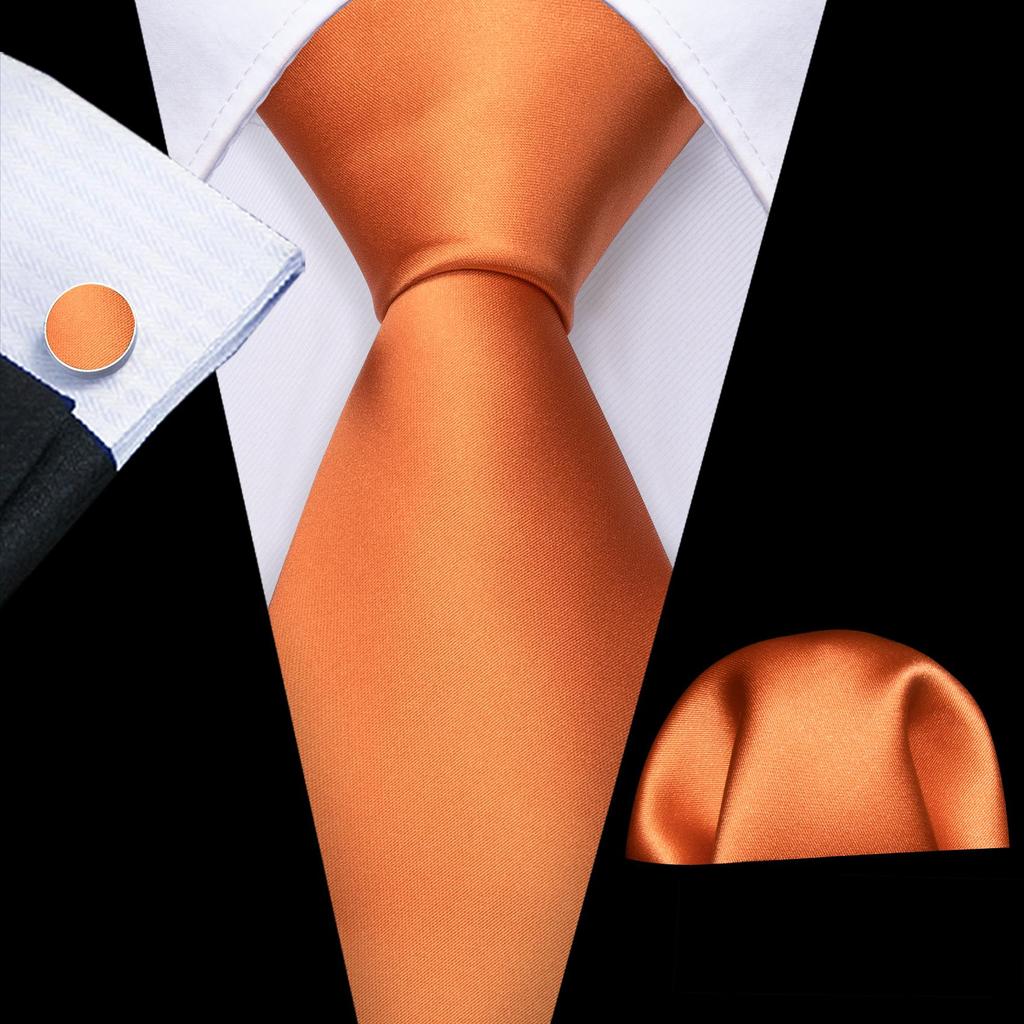 Barry.Wang Галстуки для мужчин, галстук, носовой платок, набор запонок, бордовый полосатый жаккардовый свадебный комплект