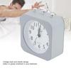Vintage Retro Classic Silent Desktop Alarm Clock Ringing Bell