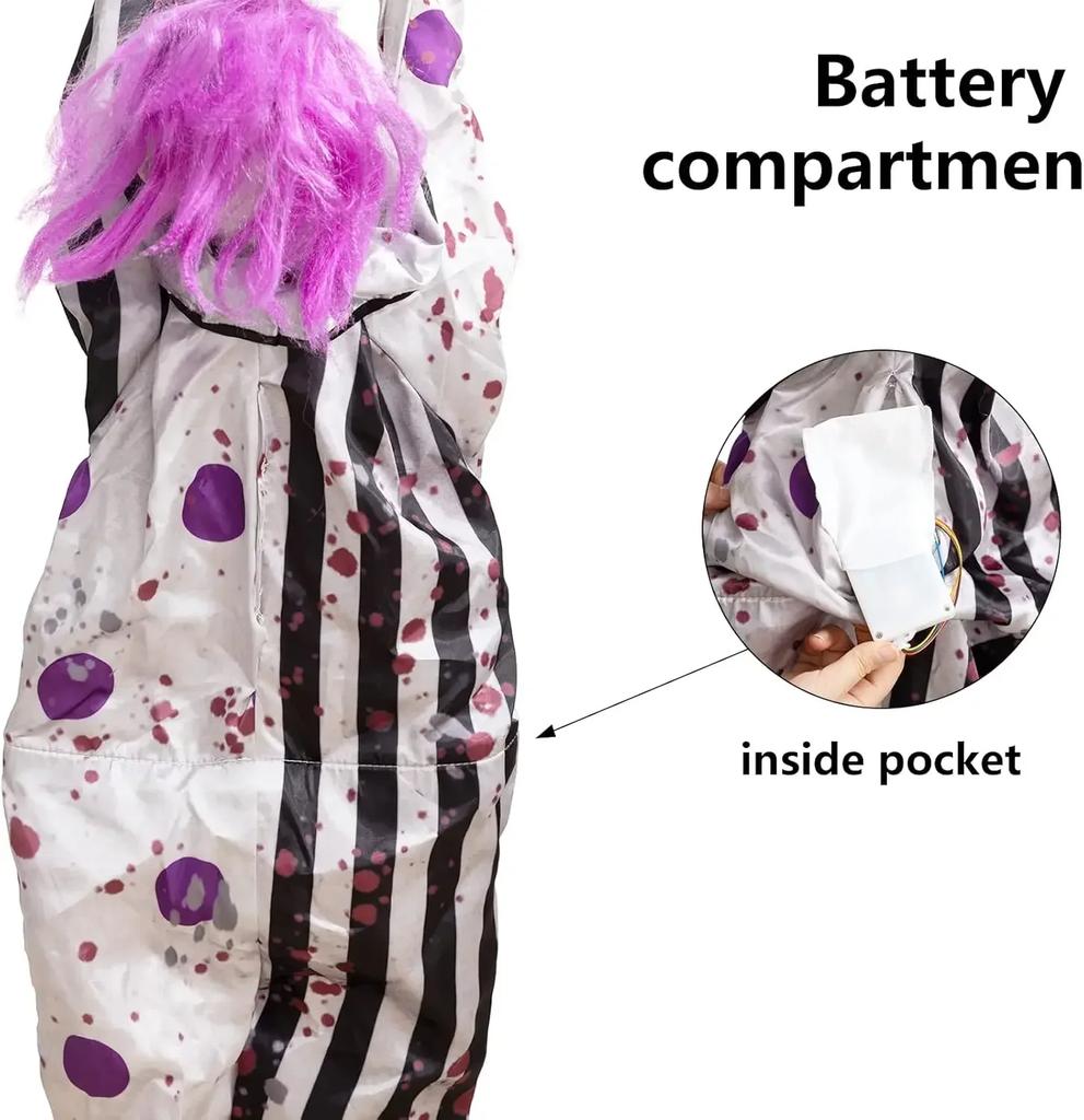 Outdoor Voice Control Animatronic Halloween Decor Scary Mummy Ghost LED Light Show Motion Activated Haunt Tech Weather Resistant