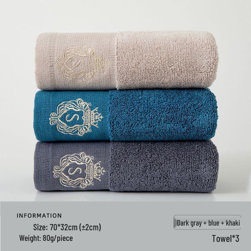 Soft, Absorbent Cotton Bath Towel for Adults – Thick, Non-Shedding, Ideal for Face Wash and Home Use