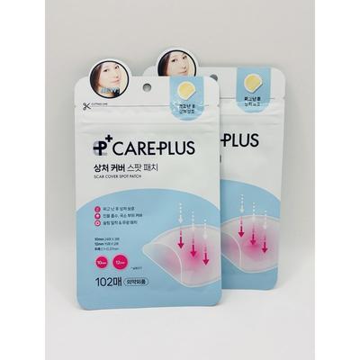 Olive Young Care Plus Пластырь-патч для защиты от повреждений Spot Patch SFG3253, 102 пластыря, 2 шт.
