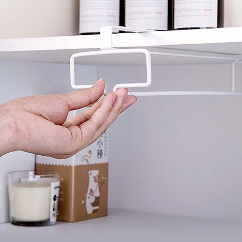 Decorative Goblet Kitchen Cabinet Organizer Stemware Holder Cup Hanger Hanging Rack Wine Glass Rack