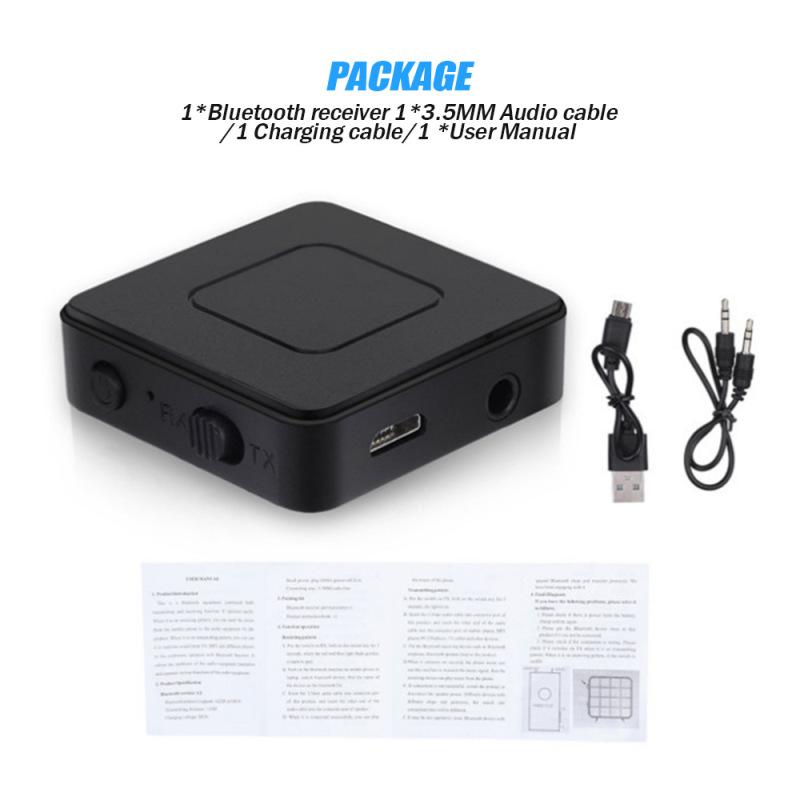 2-in-1 Bluetooth-compatible Receiver Transmitter Home Wireless Audio Converter Adapter For Tv