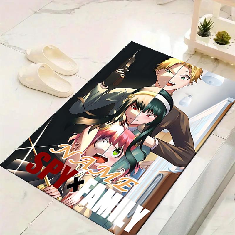 Custom 1Pc Spy Family Adventure Rug Office Carpet Indoor Outdoor Entrance Doormat Nonslip Soft And Comfortable Living Room D2915260