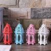 Candlestick Candle Holder 1PC Moroccan Glass Metal Creative Decoration Home Furnishing Shop European Lantern Home Decor