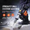 SucceBuy 1400W Demolition Jack Hammer Electric Jackhammer Heavy Duty 2900 BPM Concrete Breaker 2pcs Chisels Bits Chipping