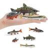 Simulation Marine Animal Fish Model Red Spot Salmon Piranha Chinese Loach Yarrow Salmon Toy