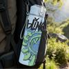 1PC Green Circular Art Badge 750ml sports water bottle leakproof straw lid outdoor office home