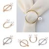 Pearl Brooch Pin Silk Scarf Buckle Ladies Shawl Scarf Clip Jewelry Accessories