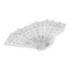8pcs Transparent PVC T-Shirt Alignment Ruler Round Neck Logo Placement Tool  For DIY Crafts