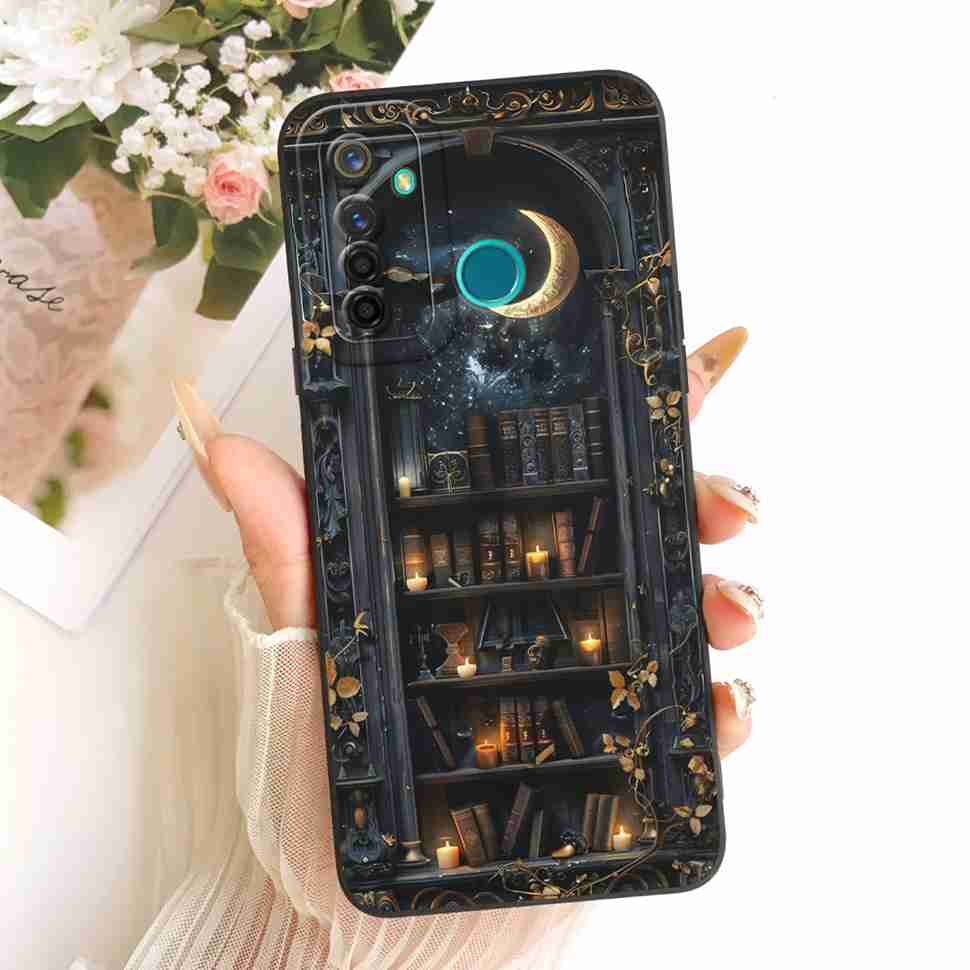Ударопрочный Чехол Для Realme 5 Pro Чехол Популярный Милый Кролик Мягкий Матовый Чехол Realme5 Pro 5Pro RMX1971 RMX1973 Чехол Для Телефона