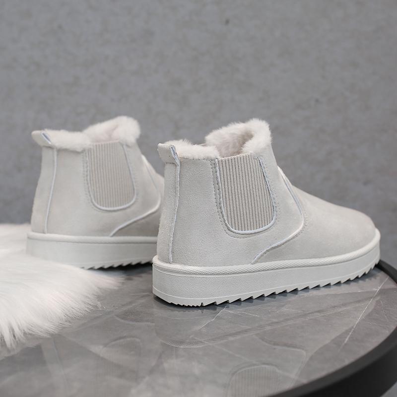 2024 New Women's Snow Boots Comfortable Warm Plush Ankle Boots Women Classic Thickened Fluff Winter Ladies Shoes Chunky Boots Woman