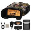 Night Vision Binoculars for Adults with Full Color Night Vision Backlit Buttons 4x Optical Zoom 8x