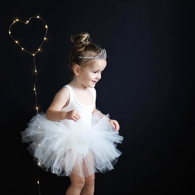 Новое детское платье-пачка для балета 2-8 лет Модное Профессиональное Детское Платье для Танцевальной Вечеринки Костюм для Выступления Платье Принцессы на Свадьбу