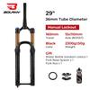 BOLANY MTB Boost Air Fork 27.5/29Inch Suspension Fork 160mm Travel 36mm Tube 15x110mm Mountain Bike Damping Adjustable Bike Fork