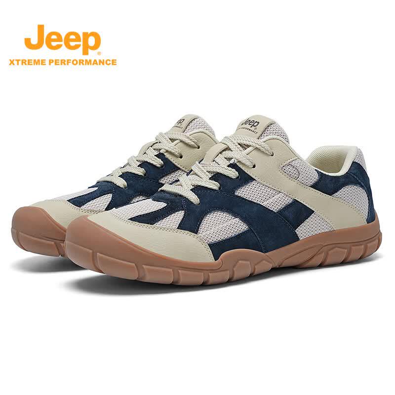 JEEP Men's Breathable Knit Running Shoes