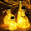 Солнечный свет для винных бутылок, солнечный гирлянда, солнечный ночник, винная бутылка, лампа на открытом воздухе