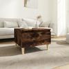 819510 vidaXL Side Table Smoked Oak 50x46x35 Cm Engineered Wood