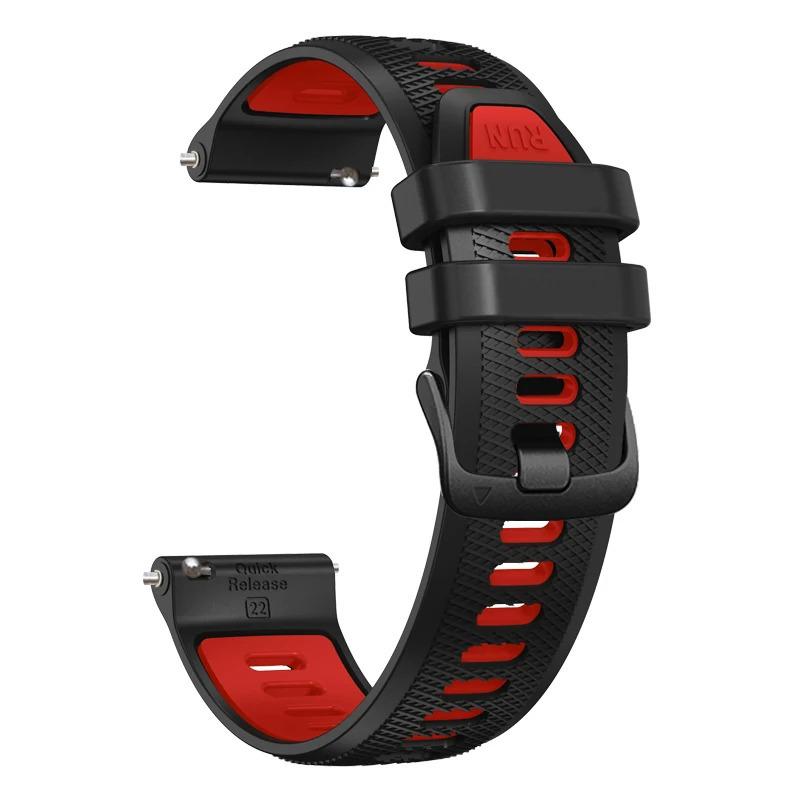 "Силиконовый ремешок для часов Garmin Forerunner 265/255/965/745 Music"