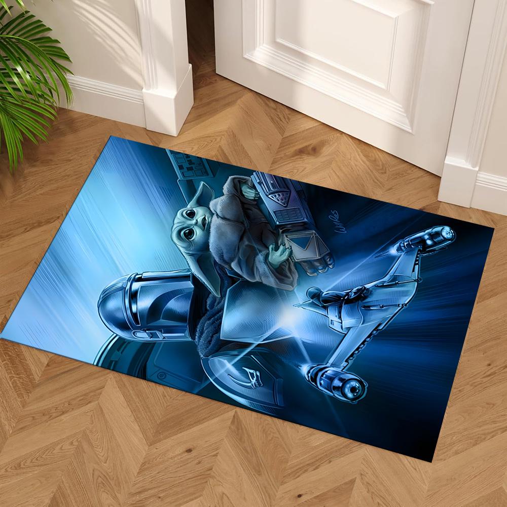 Star Wars Floor Rug Office Rug Suitable for Balcony Dining Room Playrooms Outdoor Antislip Carpet Anime Office Decor Birthday Christmas Gift