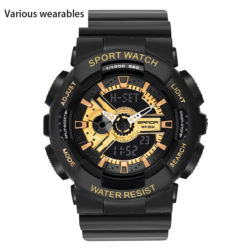 Корейская мода тренд микро бизнес светящиеся электронные спортивные модные студенческие корейские конфеты детские парные часы