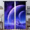 Космическая туманность затемняющие шторы для гостиной оттенки оконные шторы перегородки домашний интерьер шторы 2 шт кухня элегантный