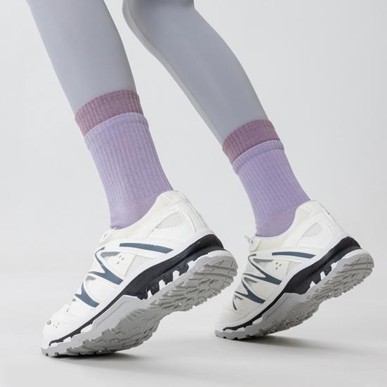 1 Pair Yoga Socks with Non-slip Gripper Breathable Moisture-Wicking Ballet Dance Fitness Pilates Athletic Gym Sports Mid-calf Socks