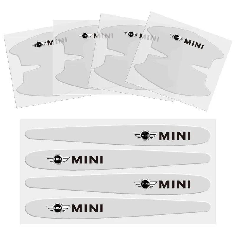 MINI Car Transparent Door Bowl Handle Protective Film Sticker For MINI WORKS One Cooper JCW R60 R59 R58 R57 R56 R55 R53 R52 F55 x6
