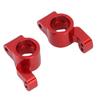 2PCS Rear Steering Cups for 1 24 Scale RC Car Alloy Material Steering Replacement Parts Left and Right Red