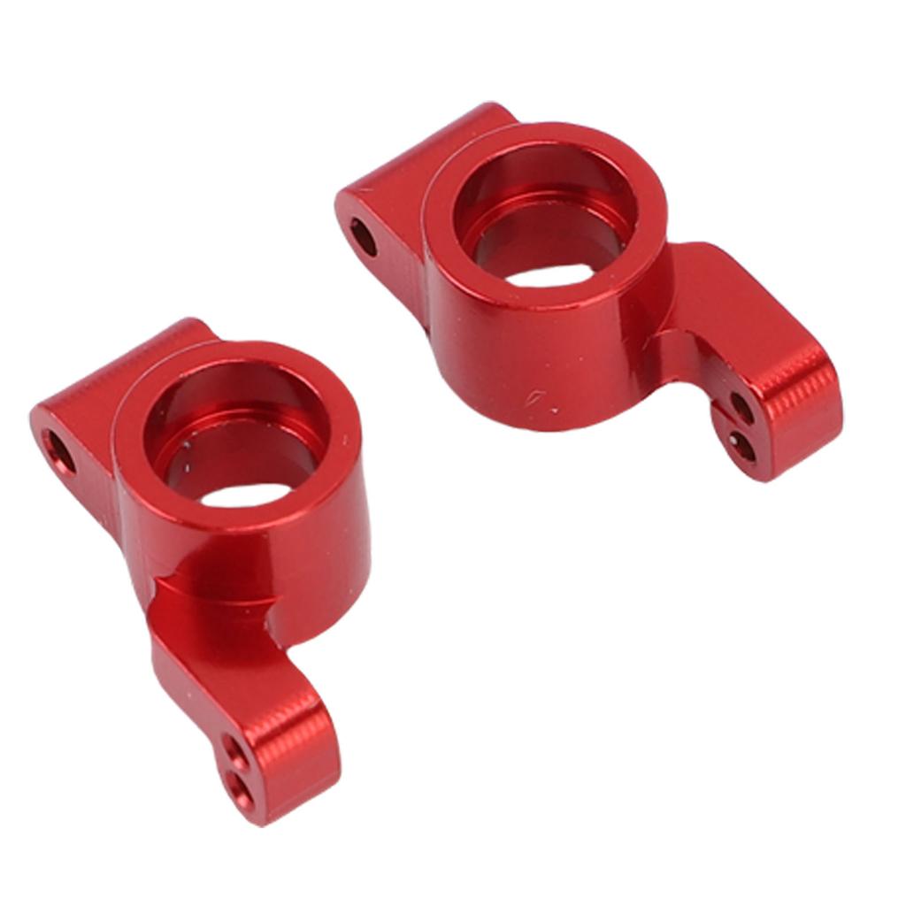 2PCS Rear Steering Cups for 1 24 Scale RC Car Alloy Material Steering Replacement Parts Left and Right Red
