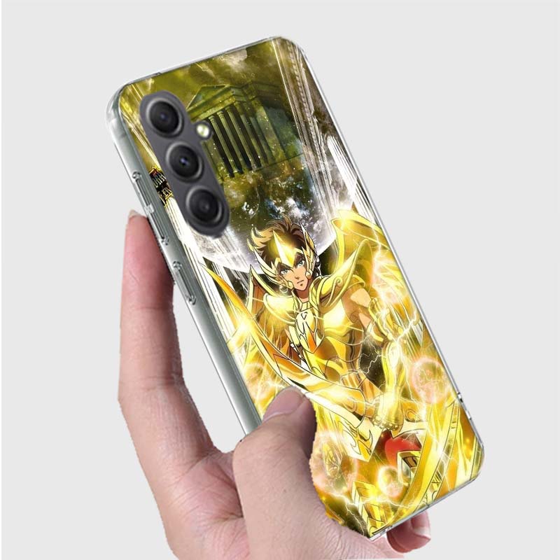 Saint Seiya Knights Of The Zodiac Phone Case for Samsung A16 A26 A36 A56 A17 A37 A57 A07 A06 A02S A03 A04S A05S Galaxy Note 20 1