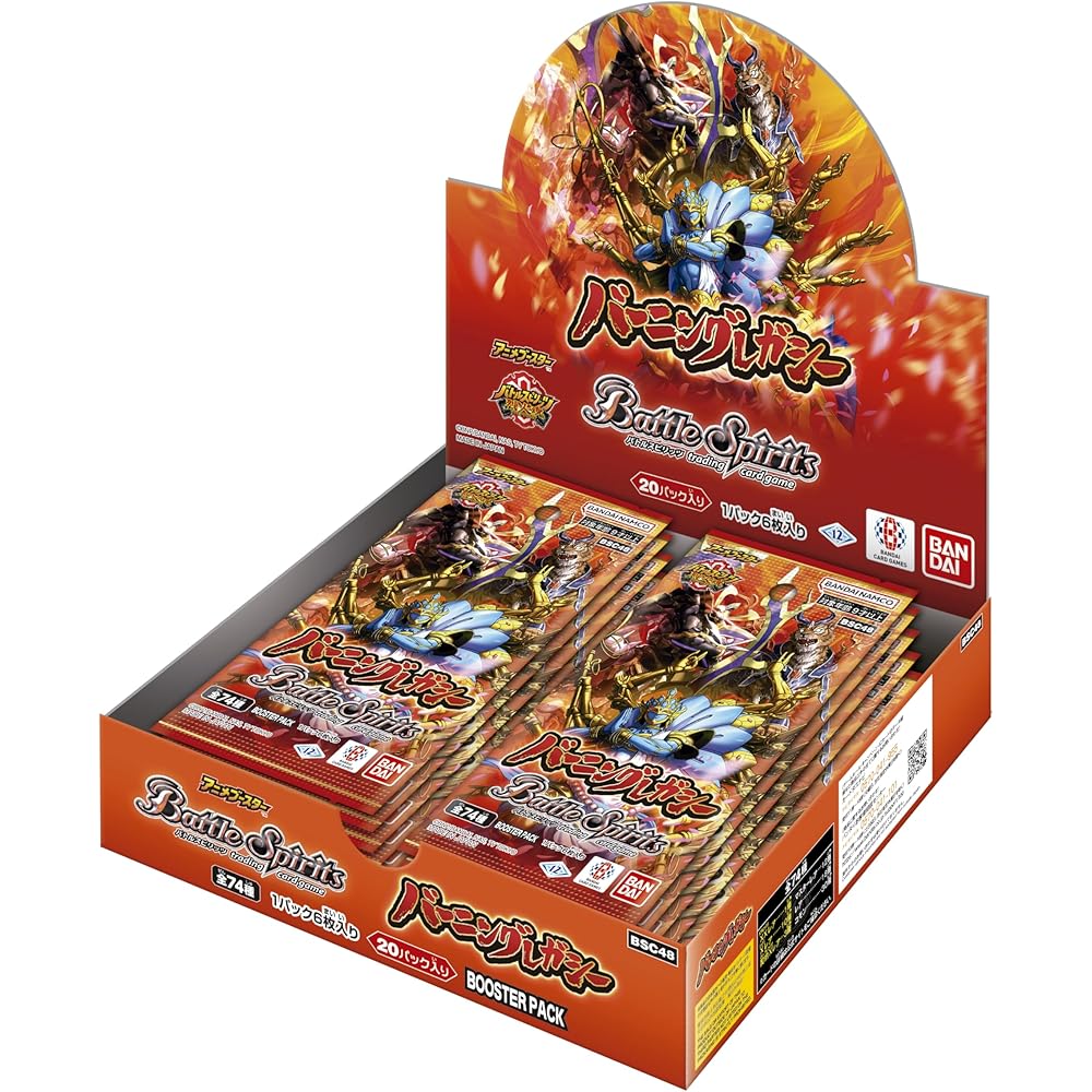 Bandai Battle Spirits Аниме Бустер Горящее Наследие BSC48 Коробка из 20 Пакетов