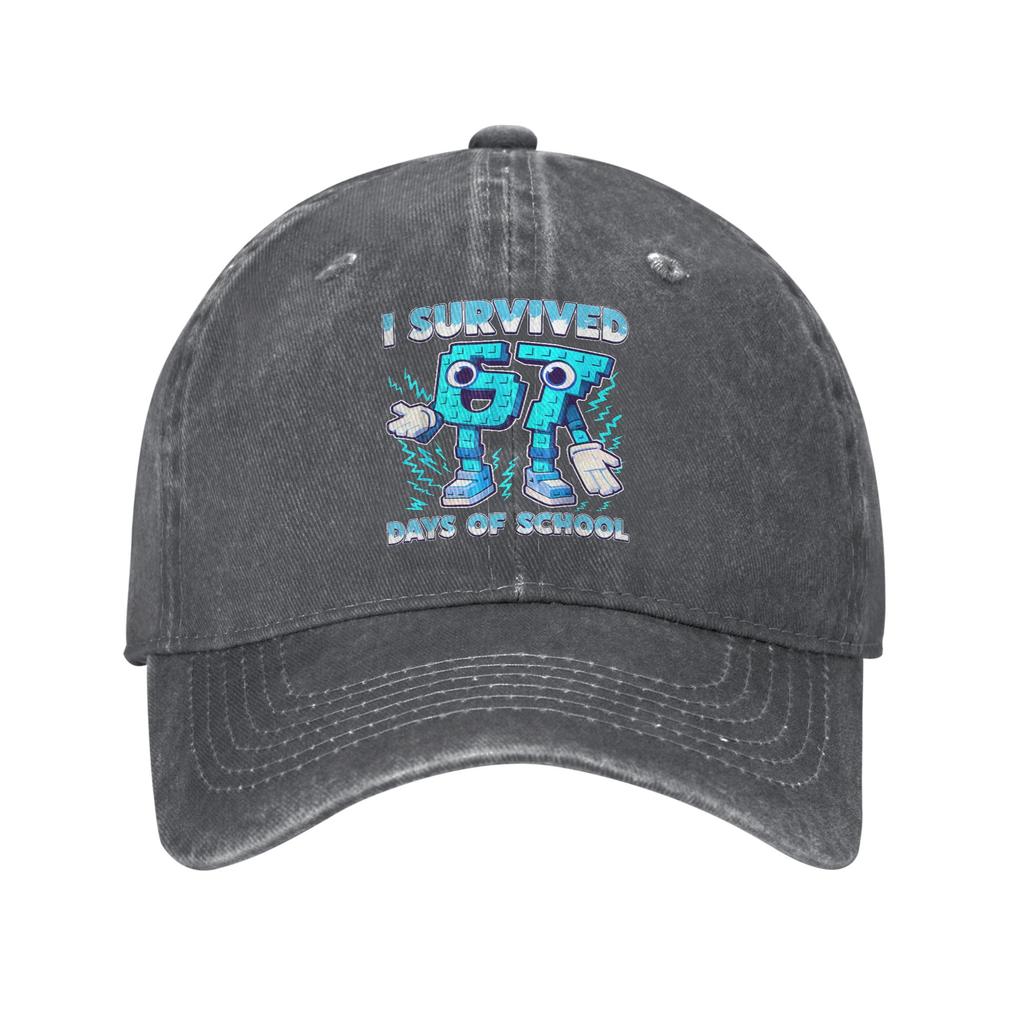 I Survived 6 7 Days of School 67 Six Seven Italian Brainrot Casual Baseball Cap Summer Trucker Hat Hiking Fishing Hip Hop Hats