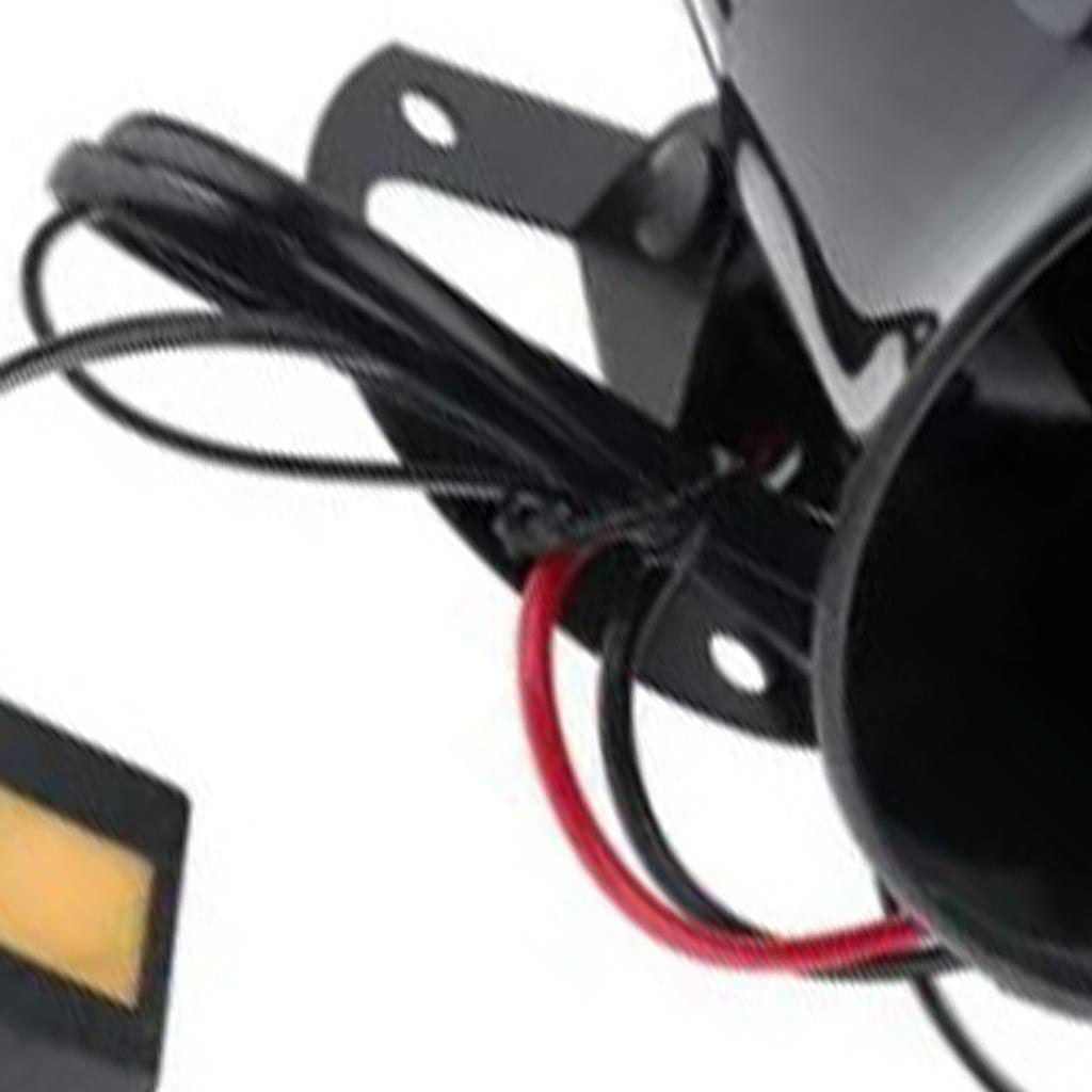 12V Car Alarm Horn Loud Sound Waterproof Dustproof 3 Tones Strong Voice for Motorcycle