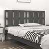 VidaXL Headboard Grey 165.5x4x100 Cm Solid Pine Wood 818002