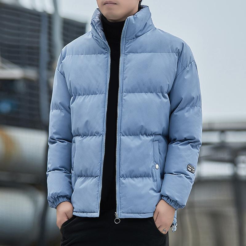 Men Reversible Hooded Thick Casual Cotton Padded Jacket