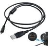 Черный USB-кабель для передачи данных и зарядки, 3 фута, Аудио- и видеокабели питания, USB-кабель для Nikon Coolpix S2600 S2500 S3000 S3200 S4300 S6100, Замена